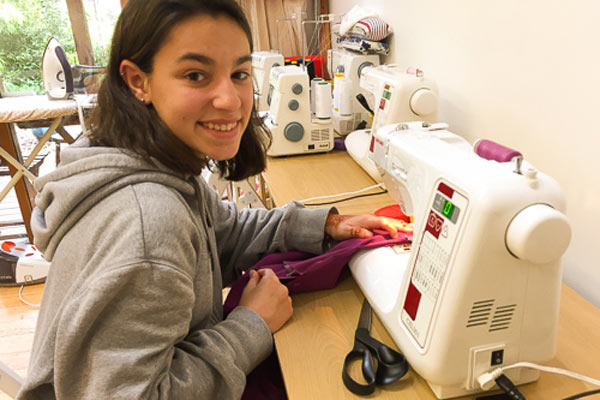 Kids sewing