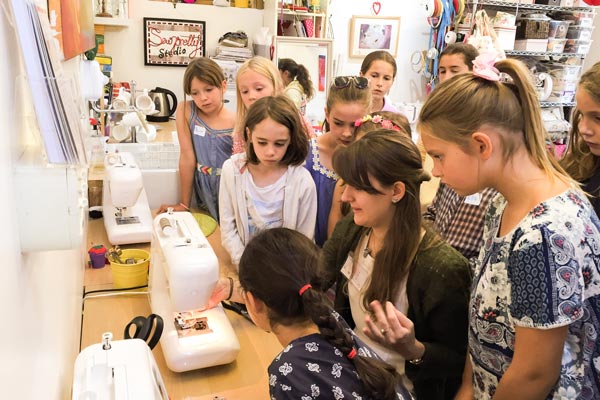 Kids sewing